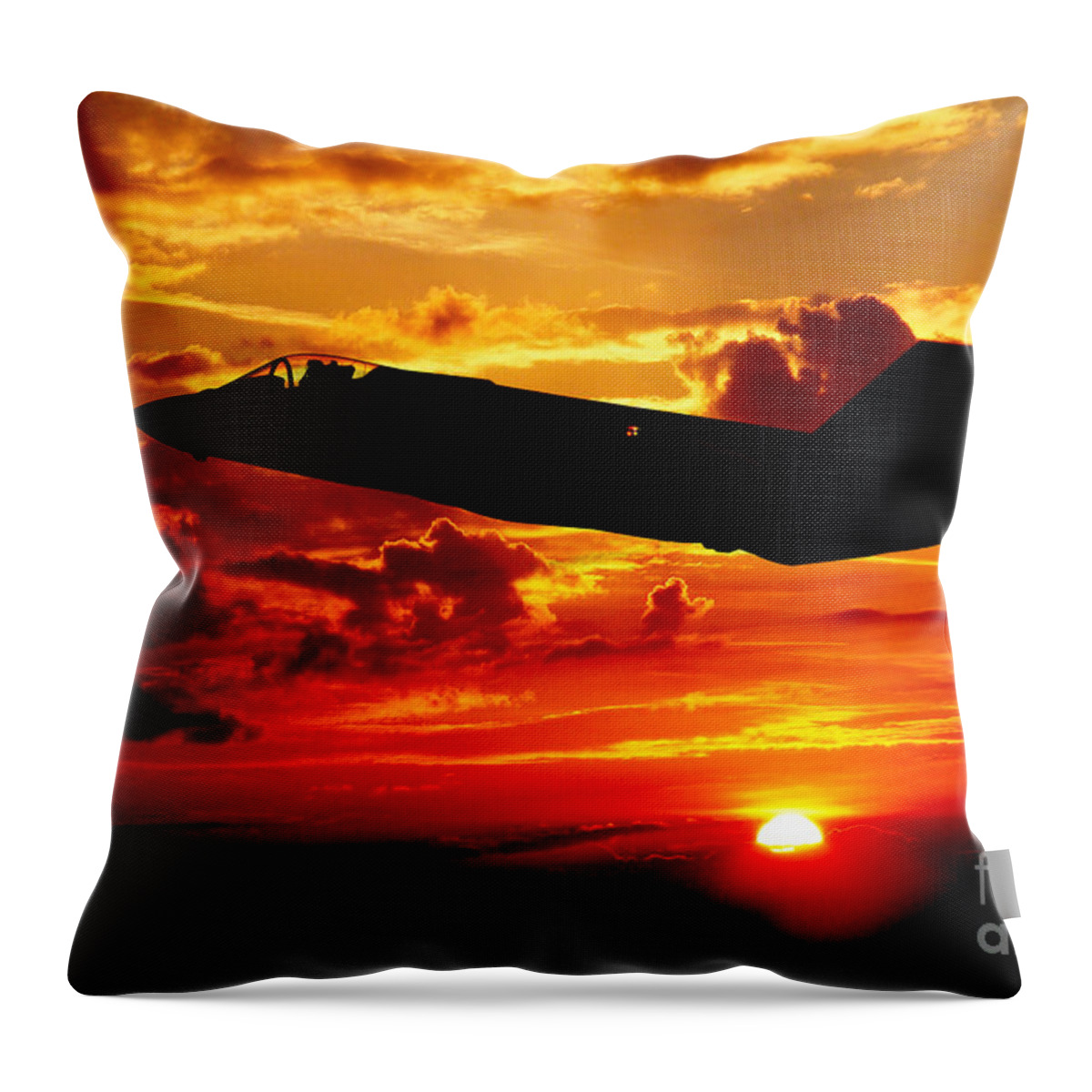 F35 Throw Pillow featuring the digital art The New Breed by Airpower Art