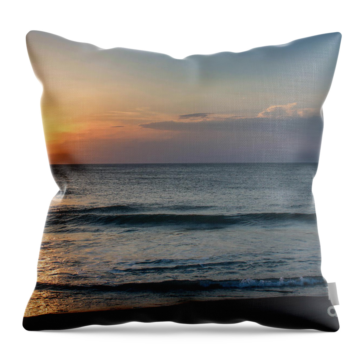 Sunset Throw Pillow featuring the photograph The Next Morning by Jeff Breiman