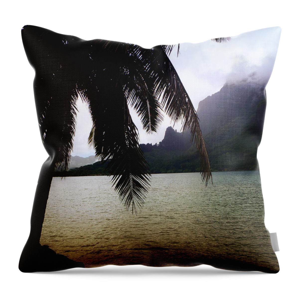 Cooks Bay Throw Pillow featuring the photograph The Ocean in Moorea by Kathryn McBride
