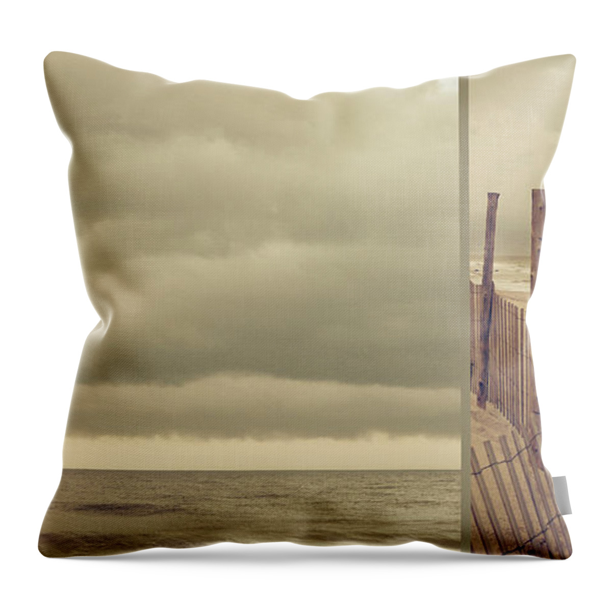 Diptych Throw Pillow featuring the photograph The Ocean Speaks My Truths by Dana DiPasquale
