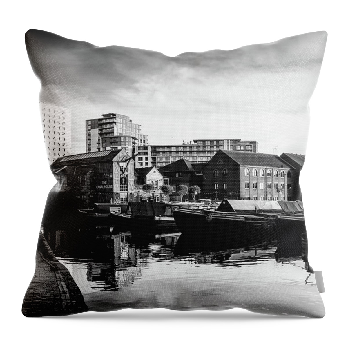 Birmingham Throw Pillow featuring the photograph The Old and the New by Nick Bywater