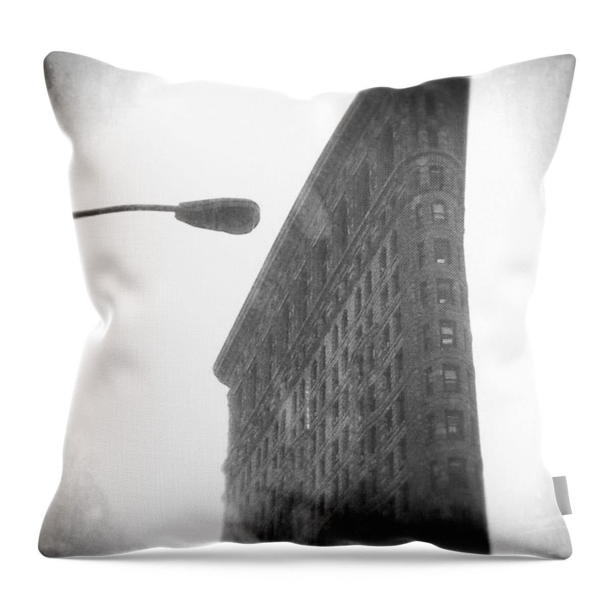 B&w Gallery Throw Pillow featuring the photograph The Old Neighbourhood by Steven Huszar