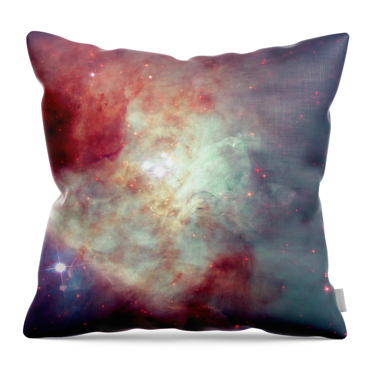 Orion Throw Pillow featuring the photograph The Orion Nebula #3 by Eric Glaser