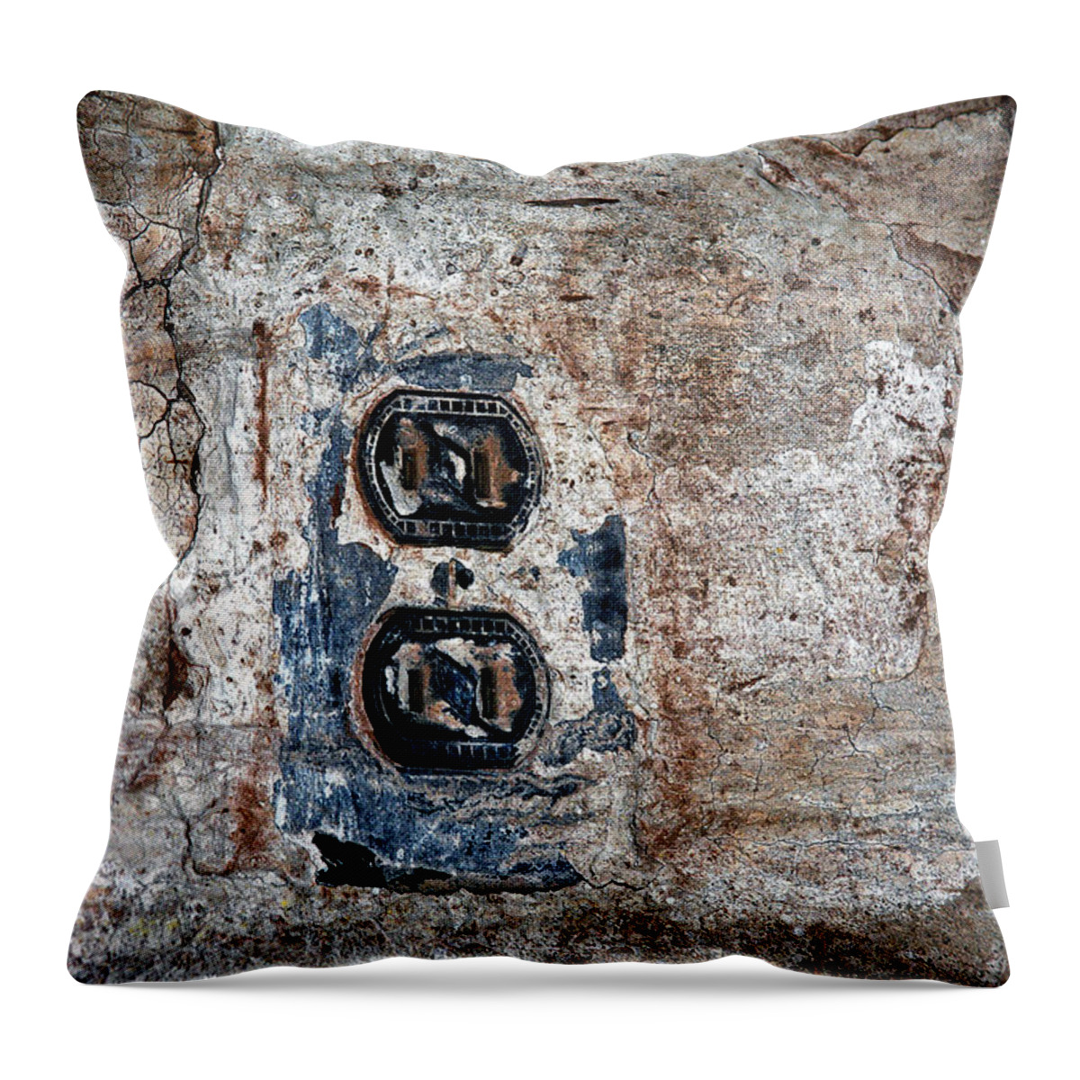 Old Throw Pillow featuring the photograph The Outlet by DArcy Evans