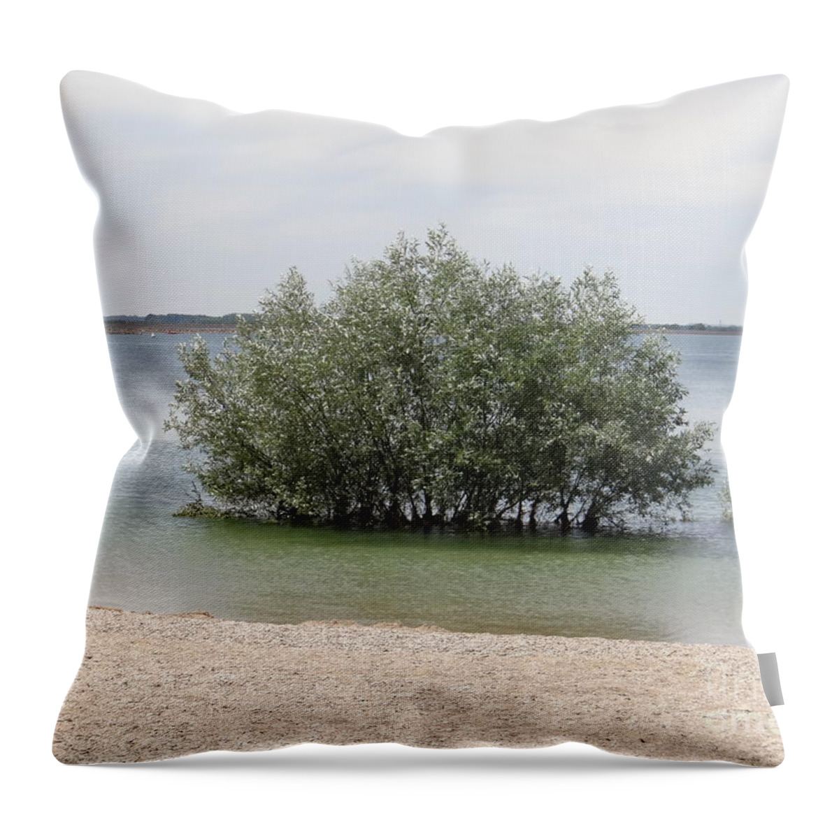 Paradise Throw Pillow featuring the photograph The paradise by Karin Ravasio