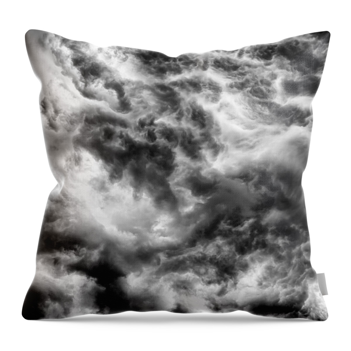 Nature Throw Pillow featuring the photograph The pits by Charles McCleanon
