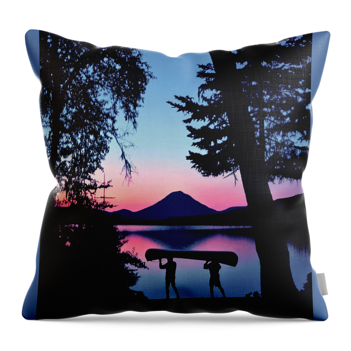The Walkers Throw Pillow featuring the photograph The Power of Two by The Walkers