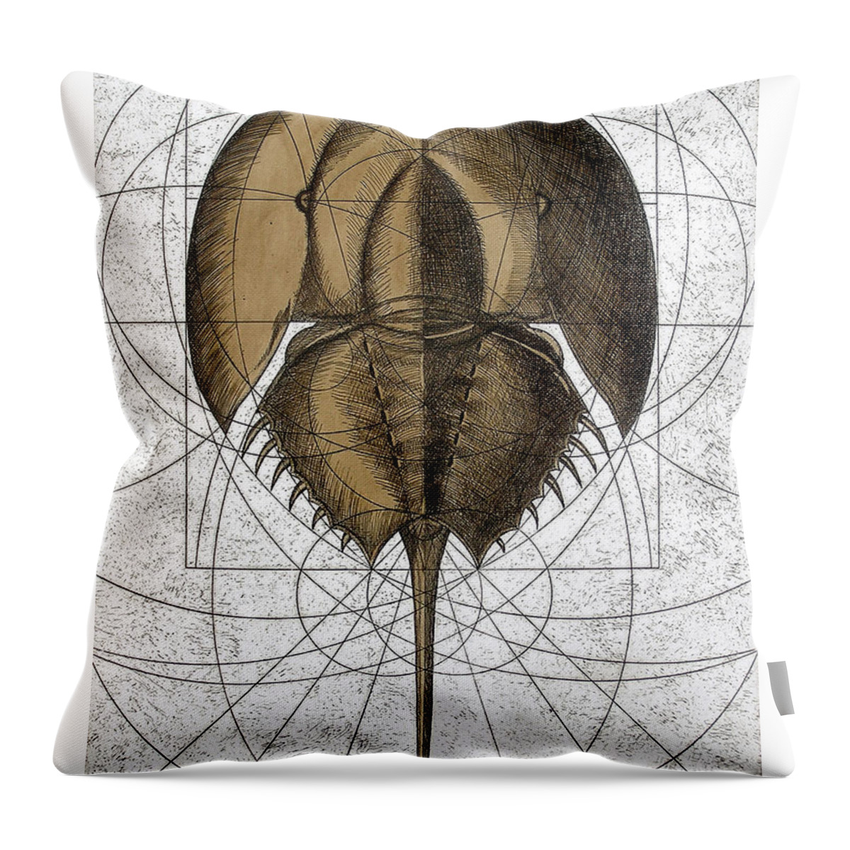 Charles Harden Throw Pillow featuring the painting The Remnant by Charles Harden