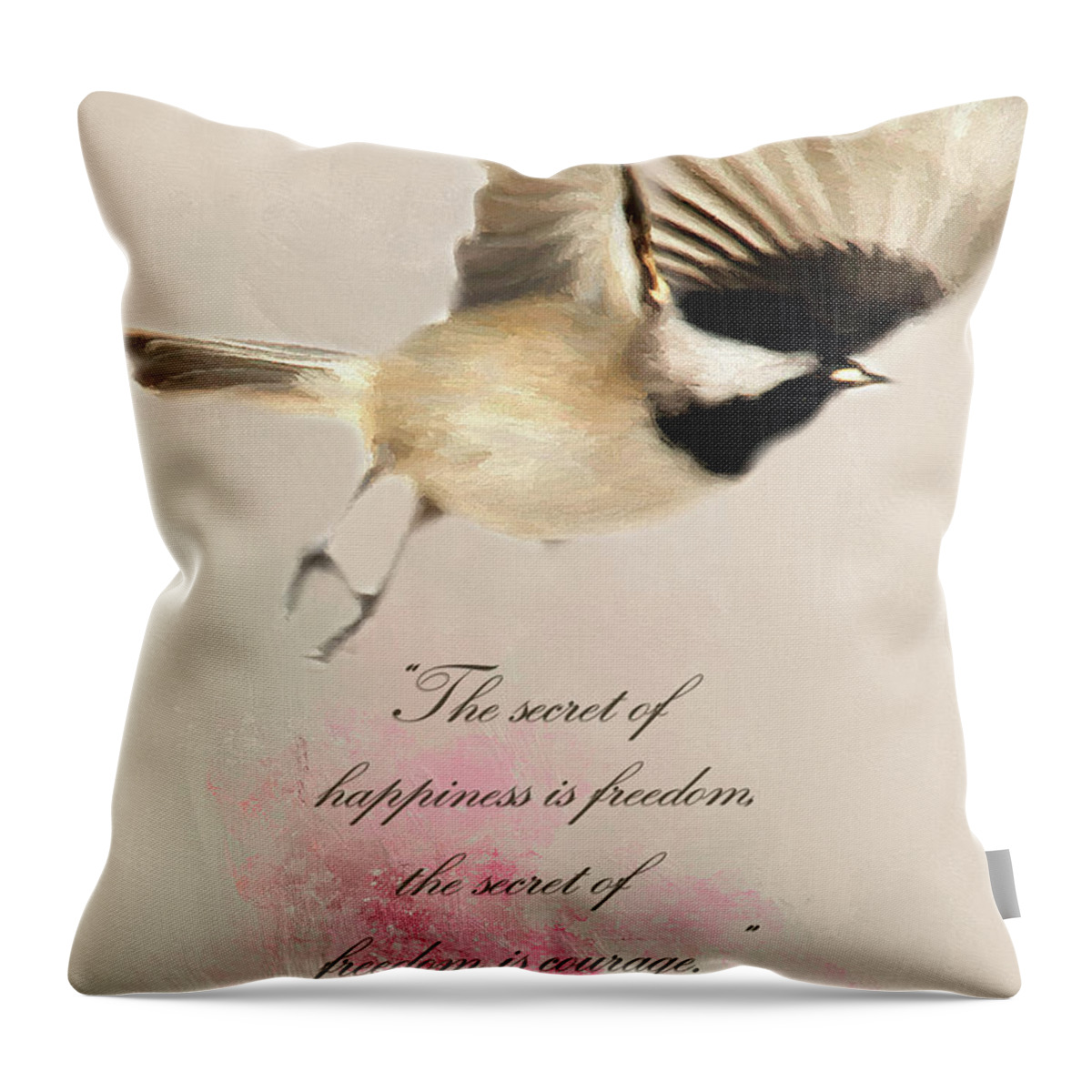 Short Quote Throw Pillow featuring the photograph The Secret by Darren Fisher
