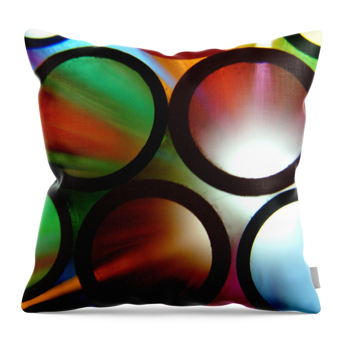 Color Throw Pillow featuring the photograph The Source by Thomas Pipia