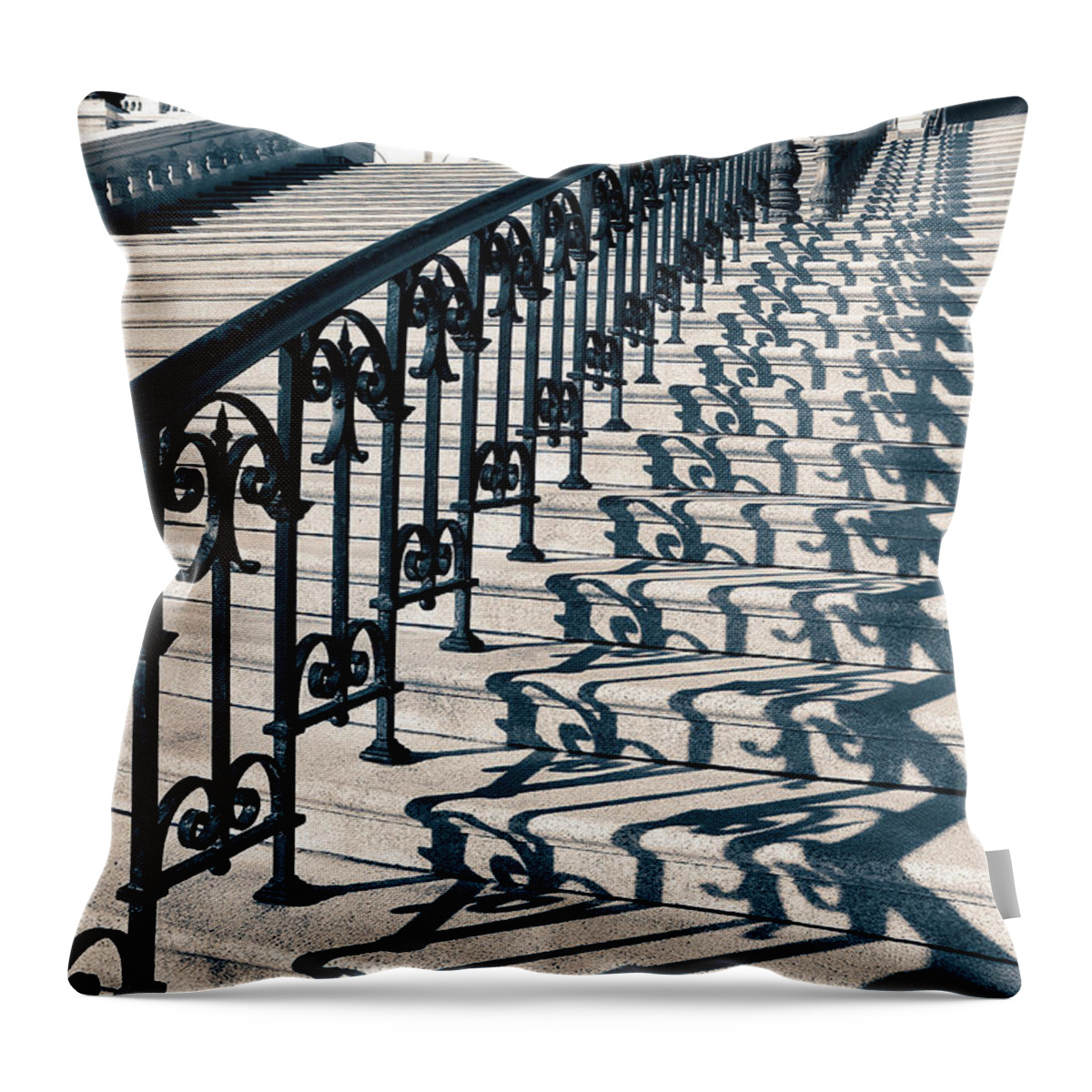 Staircase Throw Pillow featuring the photograph The Stairway by Iryna Goodall