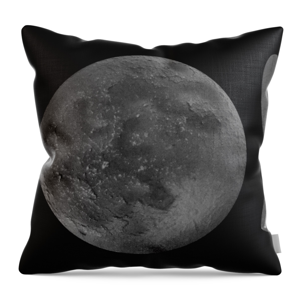 Moon Throw Pillow featuring the photograph The Supper Moon by Lin Grosvenor