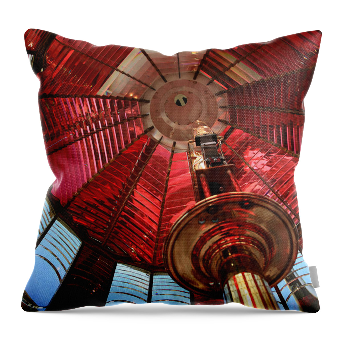Lens Throw Pillow featuring the photograph The Top by Timothy Johnson