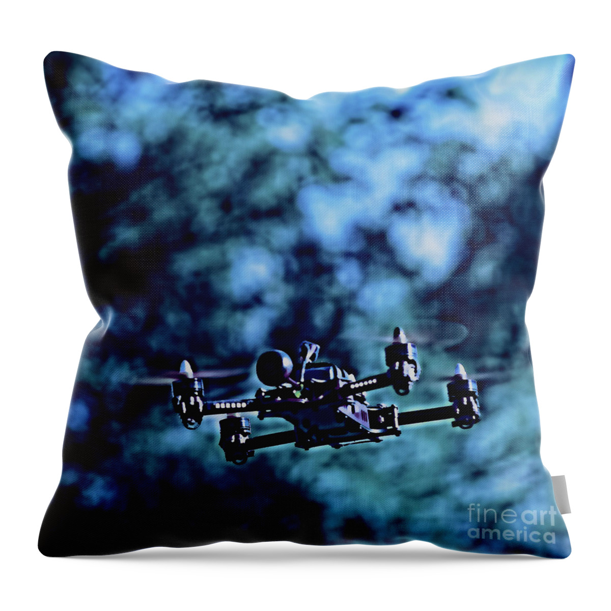 Luther Fine Art Throw Pillow featuring the photograph The Watcher by Luther Fine Art
