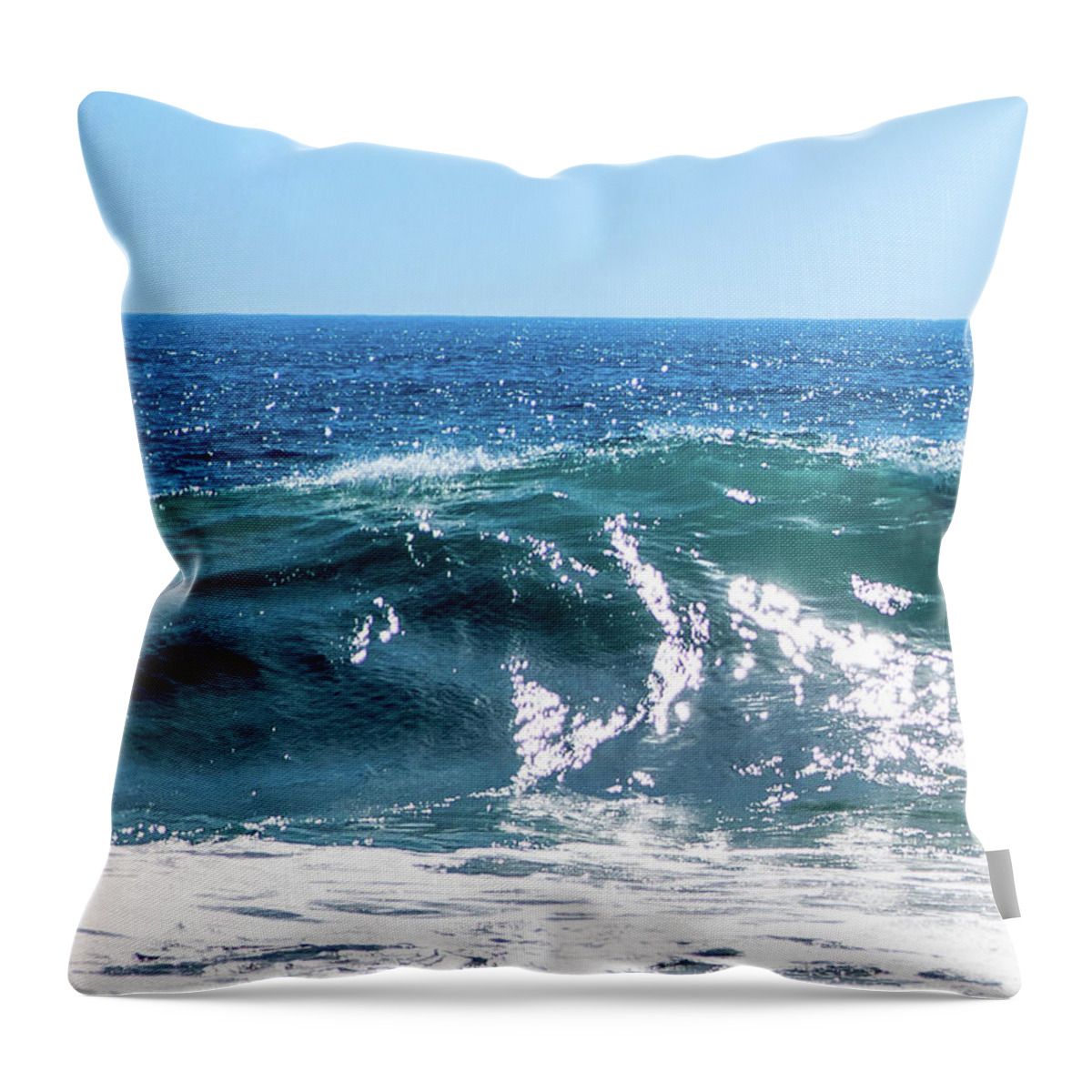 The Wedge Throw Pillow featuring the photograph The Wedge 3 Panel Part 1 by Shawn MacMeekin