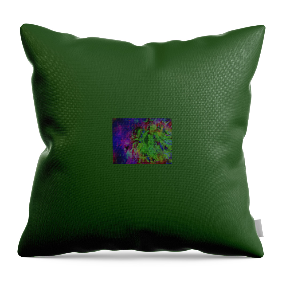 In Focus Throw Pillow featuring the painting The WIND by Kelly M Turner