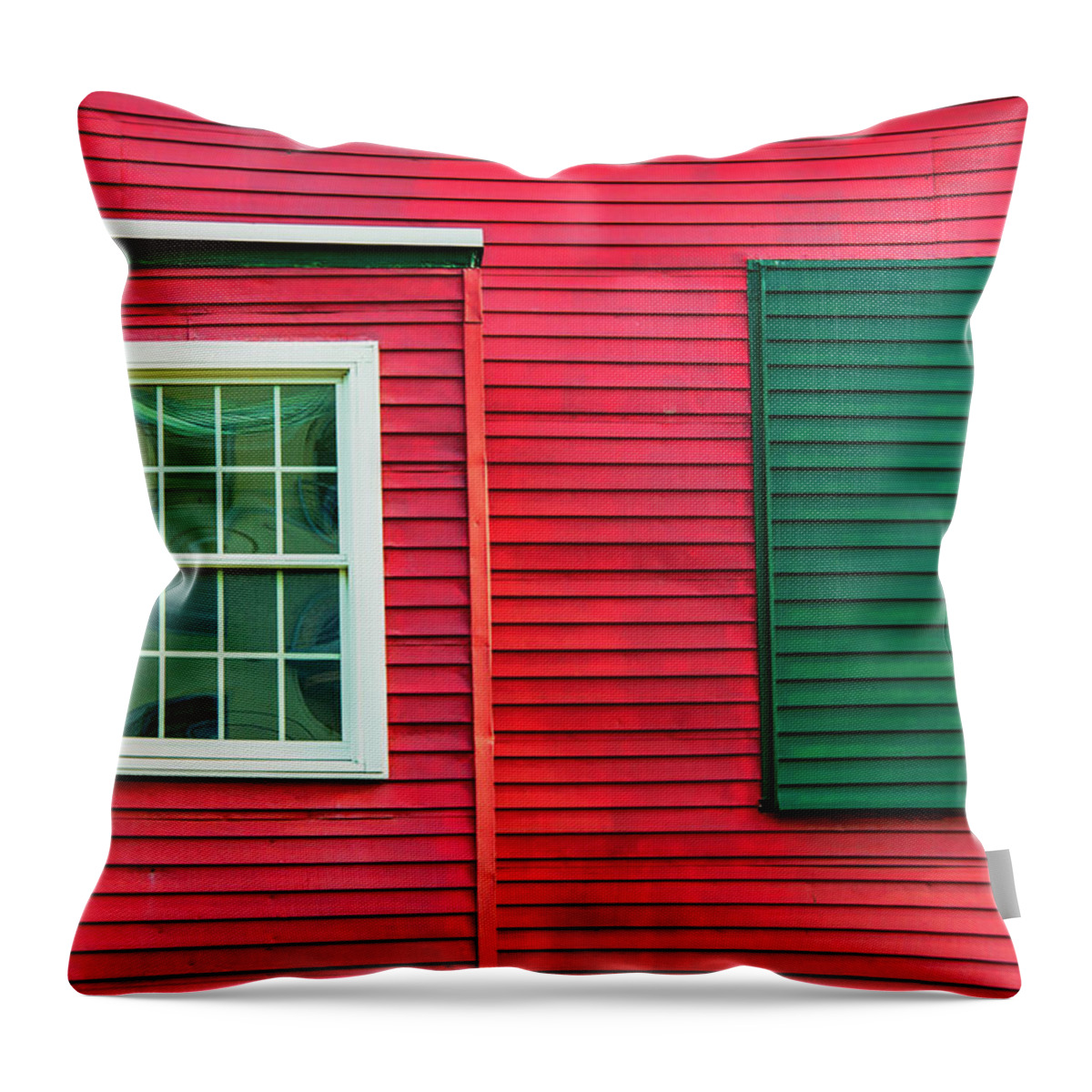 Window Throw Pillow featuring the photograph The Window And a Wannabe by Gary Slawsky