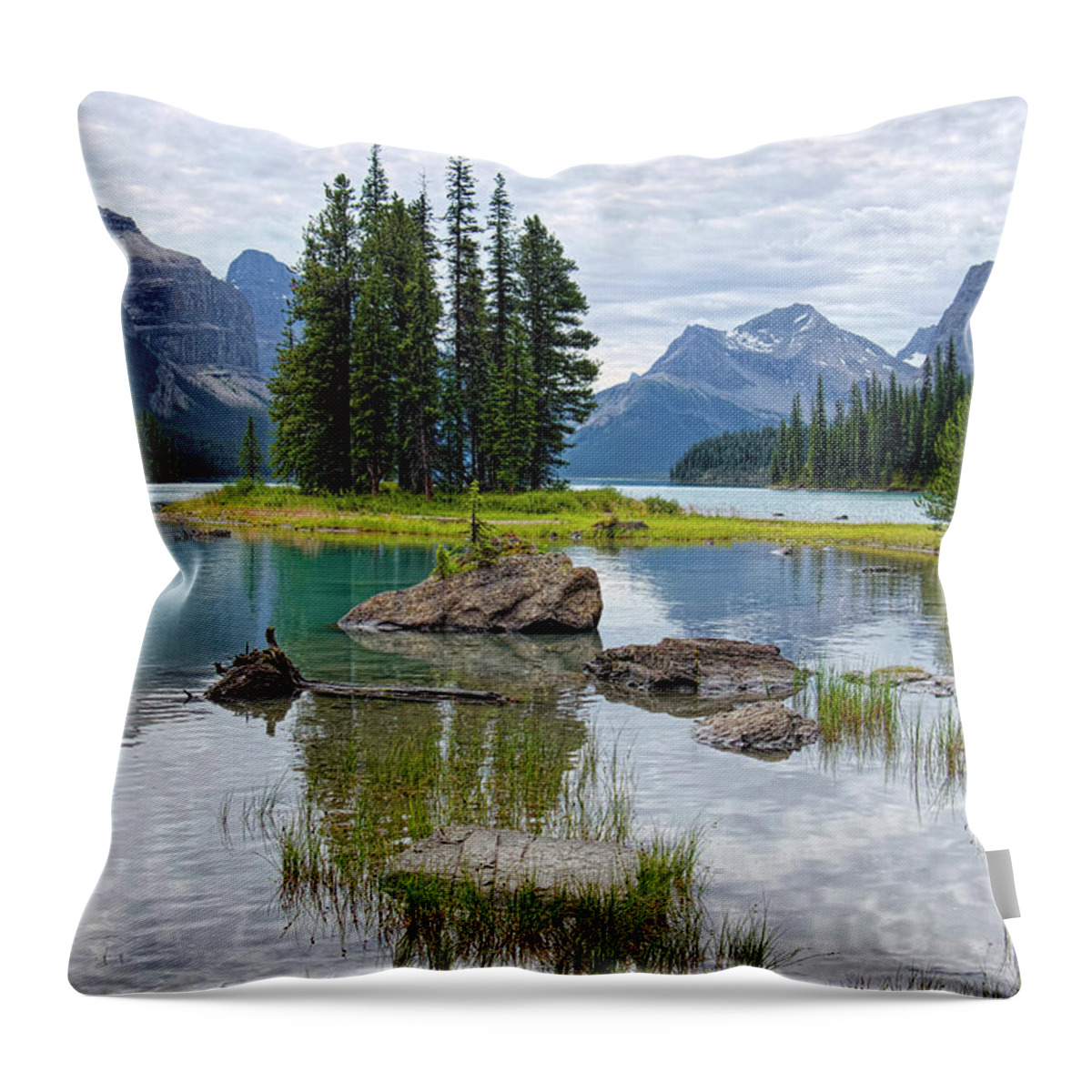 Face Mask Throw Pillow featuring the photograph Then Sings My Soul by Lucinda Walter