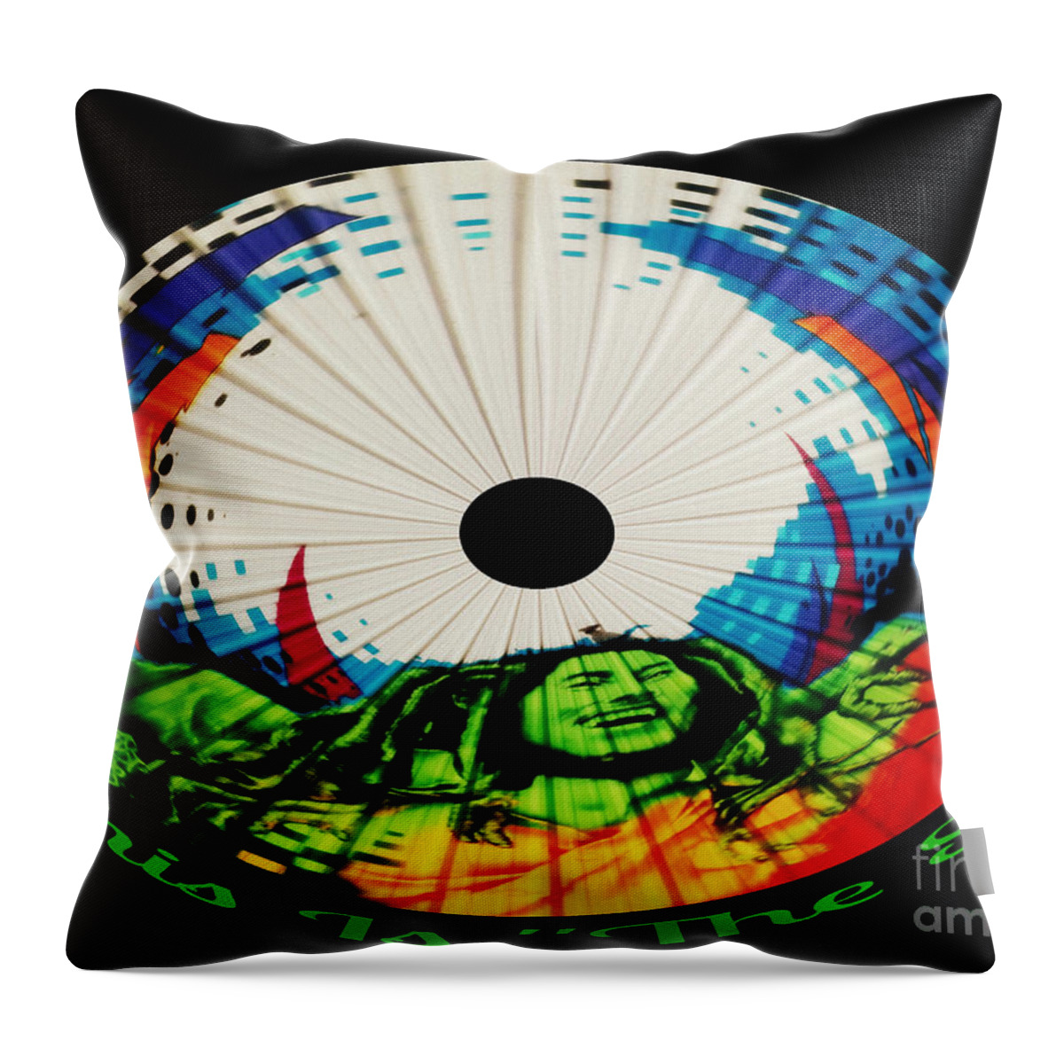  Throw Pillow featuring the photograph This is the Spot 4 by Kelly Awad