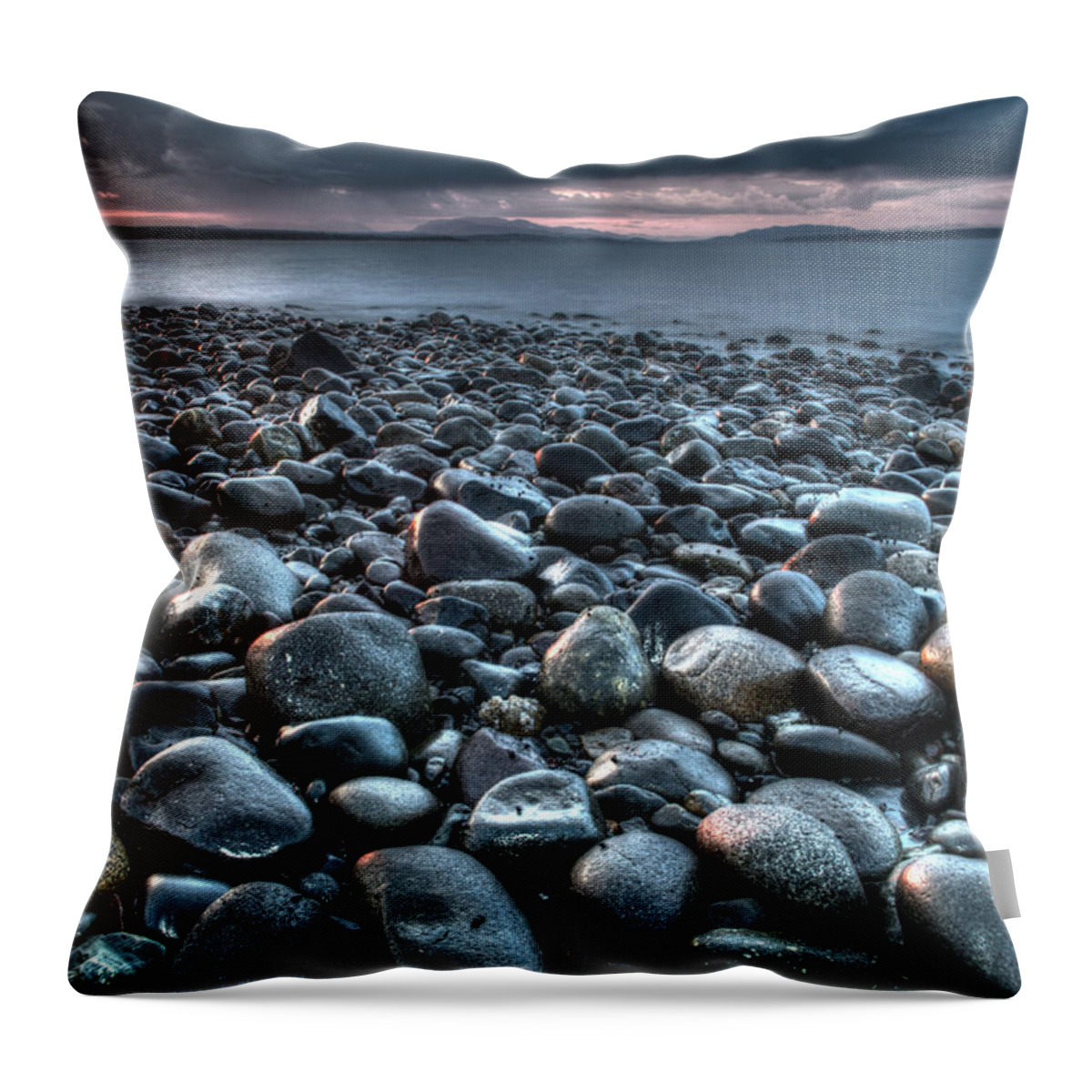 Sunset Throw Pillow featuring the photograph This Sunset Rocks by Kathy Paynter