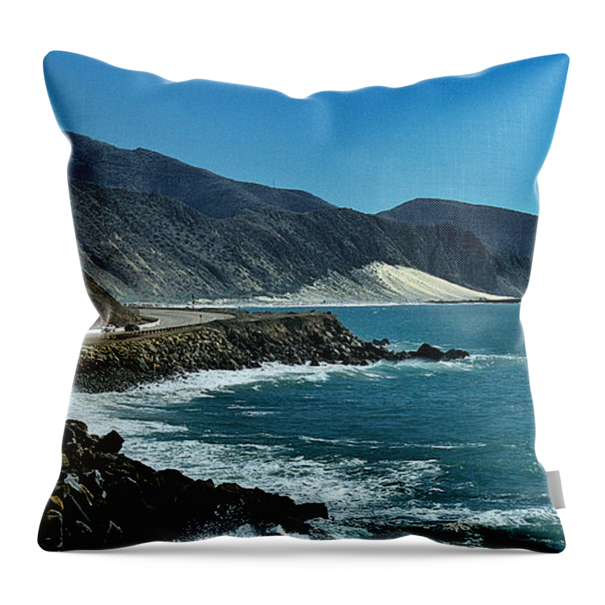 Point Throw Pillow featuring the photograph Thornhill Broome Beach by Michael Gordon