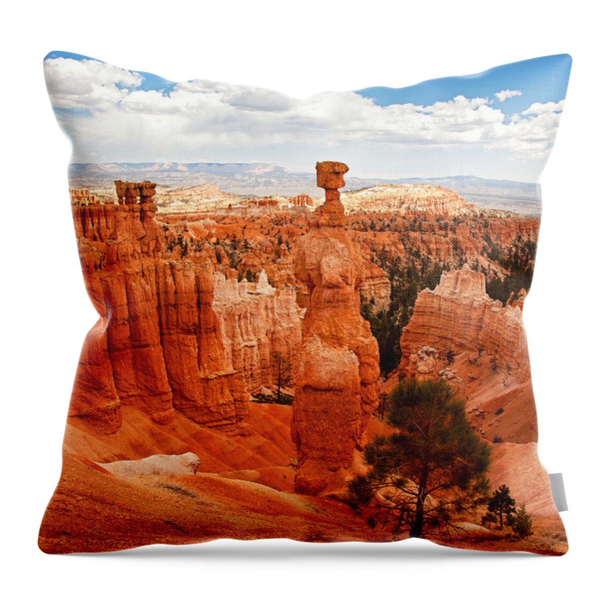 America Throw Pillow featuring the photograph Thors Hammer by Jane Rix