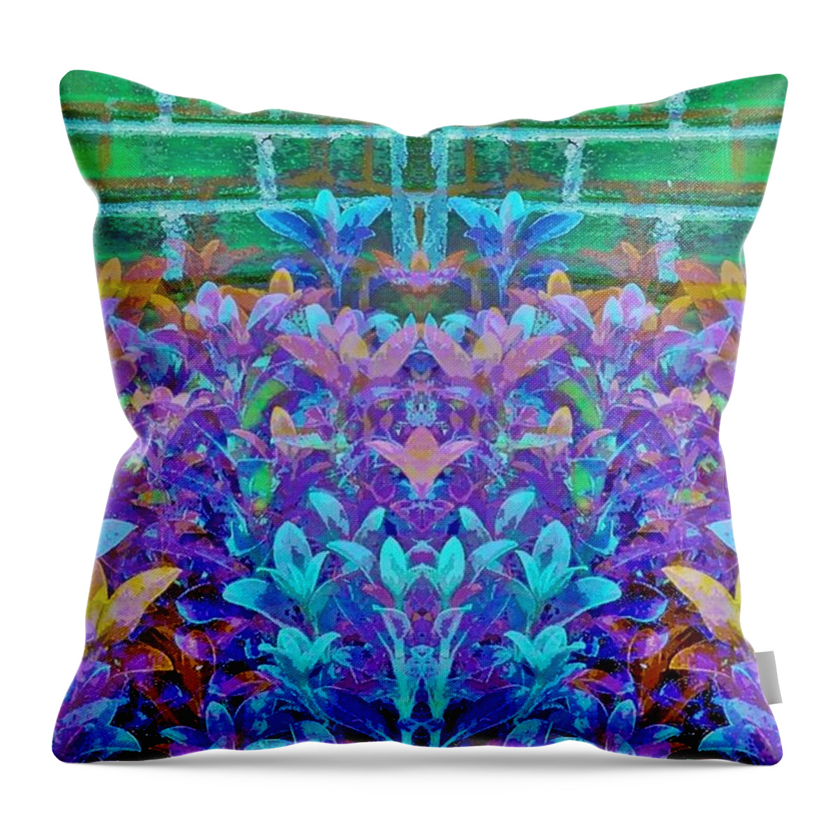 Leaves Throw Pillow featuring the photograph Those Blessed Plants by Andy Rhodes
