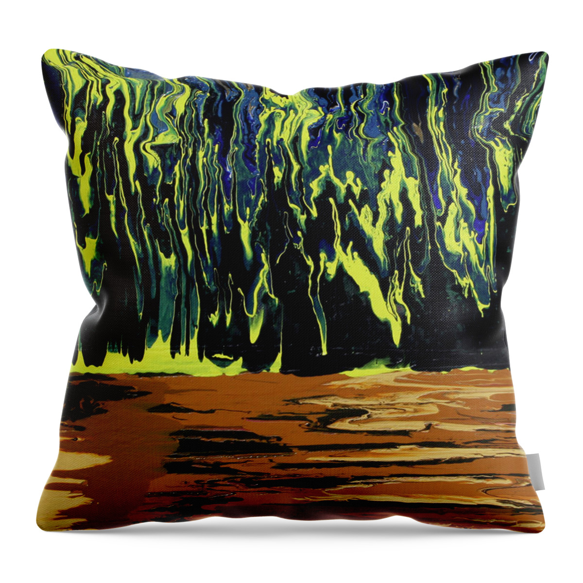 Fusionart Throw Pillow featuring the painting Thriller by Ralph White