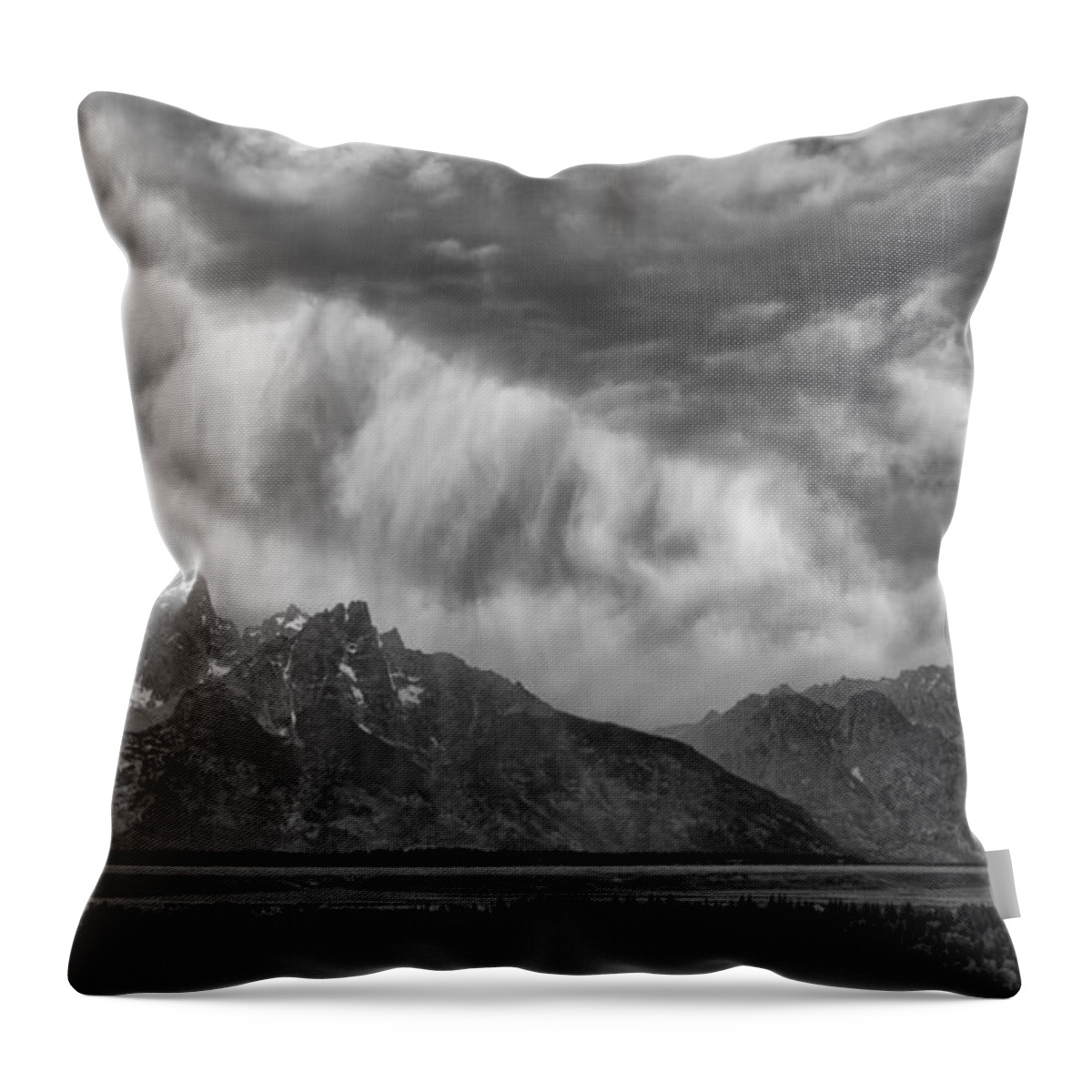 Thunder Throw Pillow featuring the photograph Thunder Clouds by Hugh Smith
