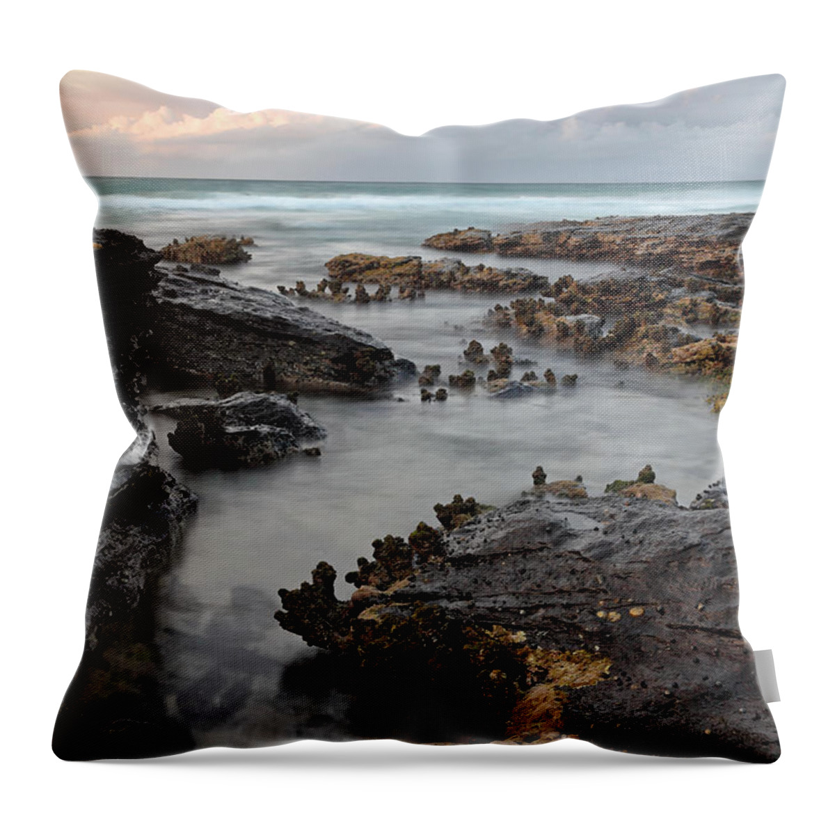 Tidal Throw Pillow featuring the photograph Tidal 2 by Nicholas Blackwell