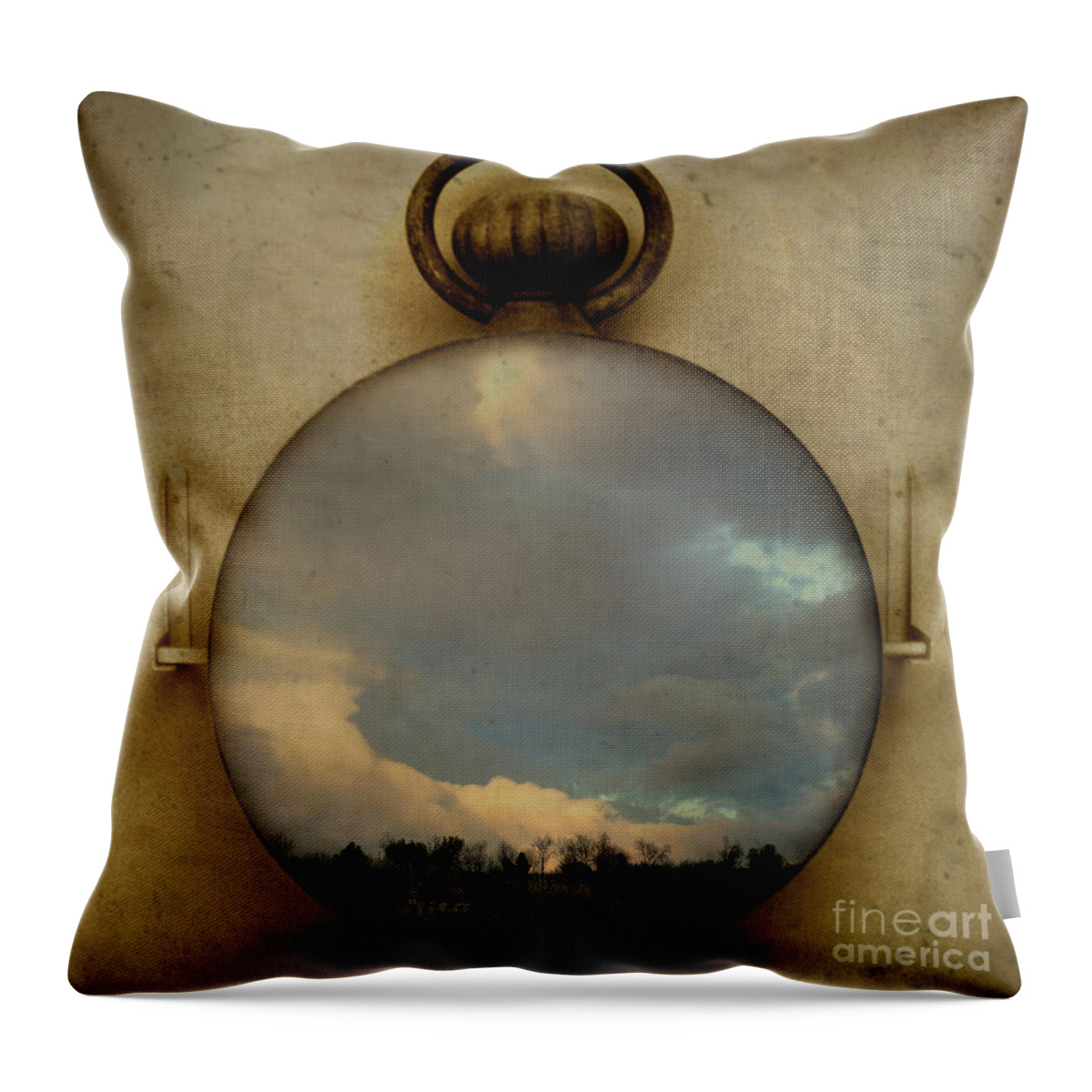 Time Throw Pillow featuring the photograph Time free by Martine Roch