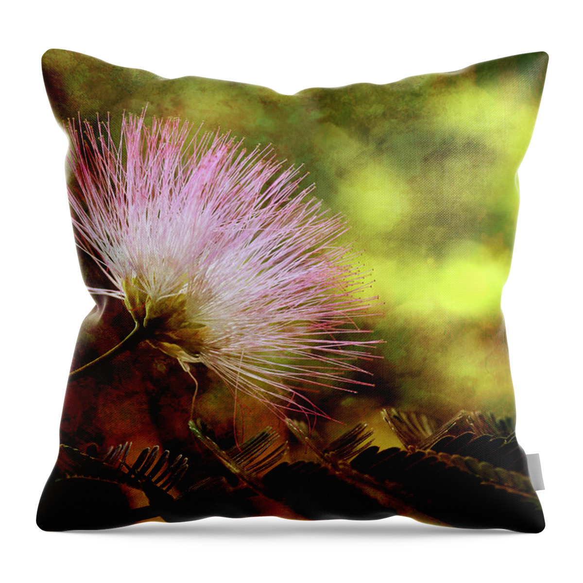 Mimosa Throw Pillow featuring the photograph Time Reaches Forever by Mike Eingle