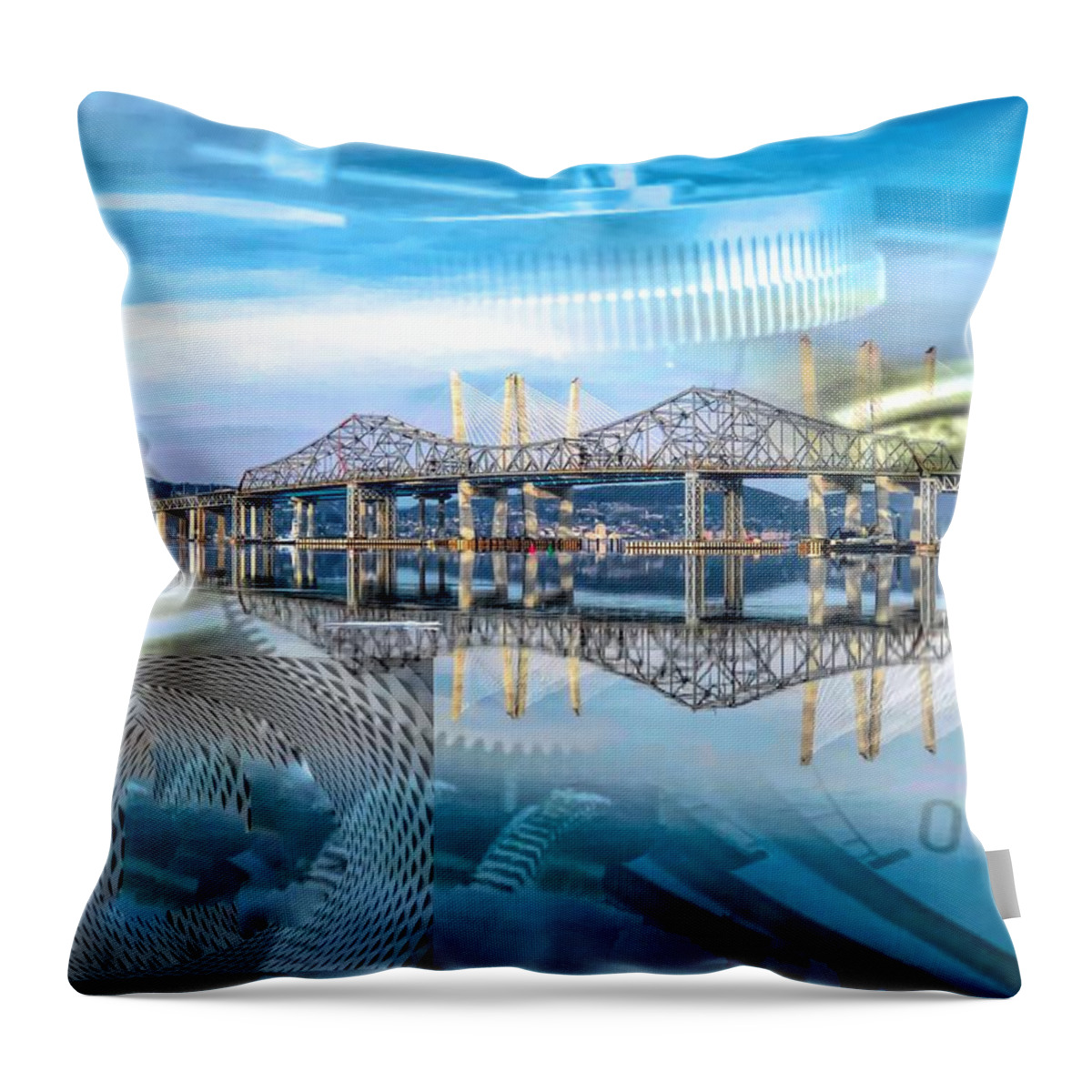 #time Machine Throw Pillow featuring the photograph Time Travel by Cornelia DeDona