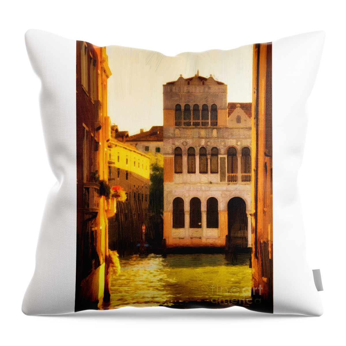 Venice Throw Pillow featuring the photograph Timeless Venice by Sheila Laurens