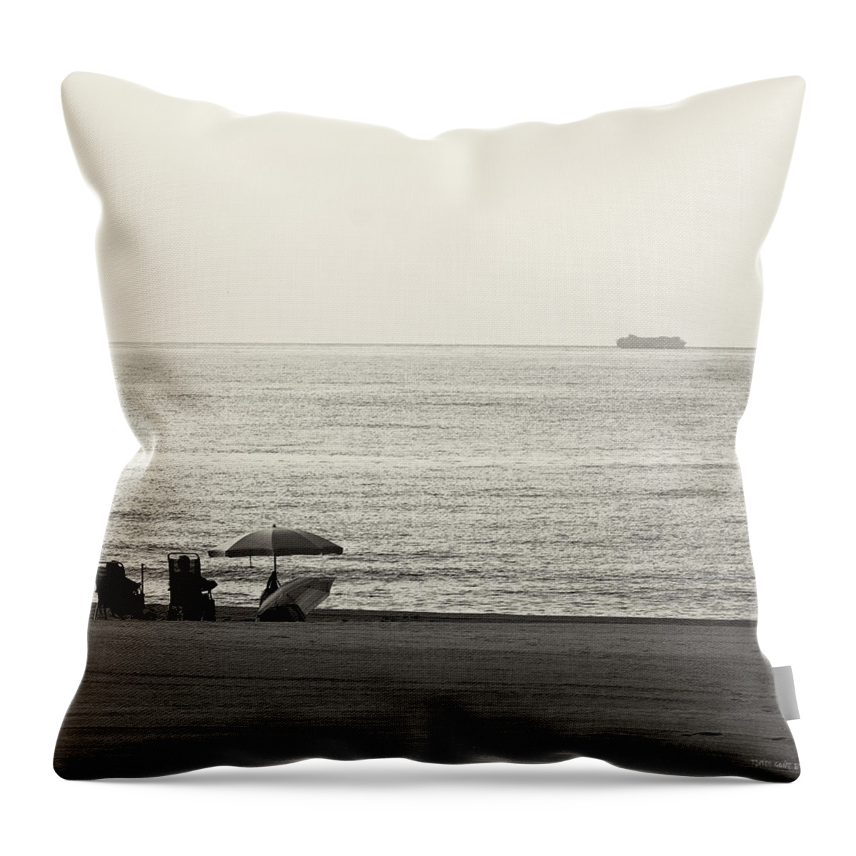 Retro Throw Pillow featuring the photograph Times Gone By by Pedro L Gili