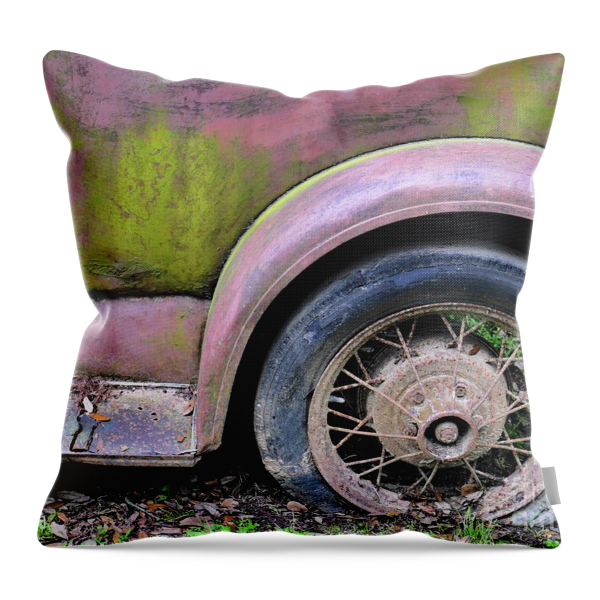 Timeworn Throw Pillow featuring the photograph Timeworn by Gary Richards