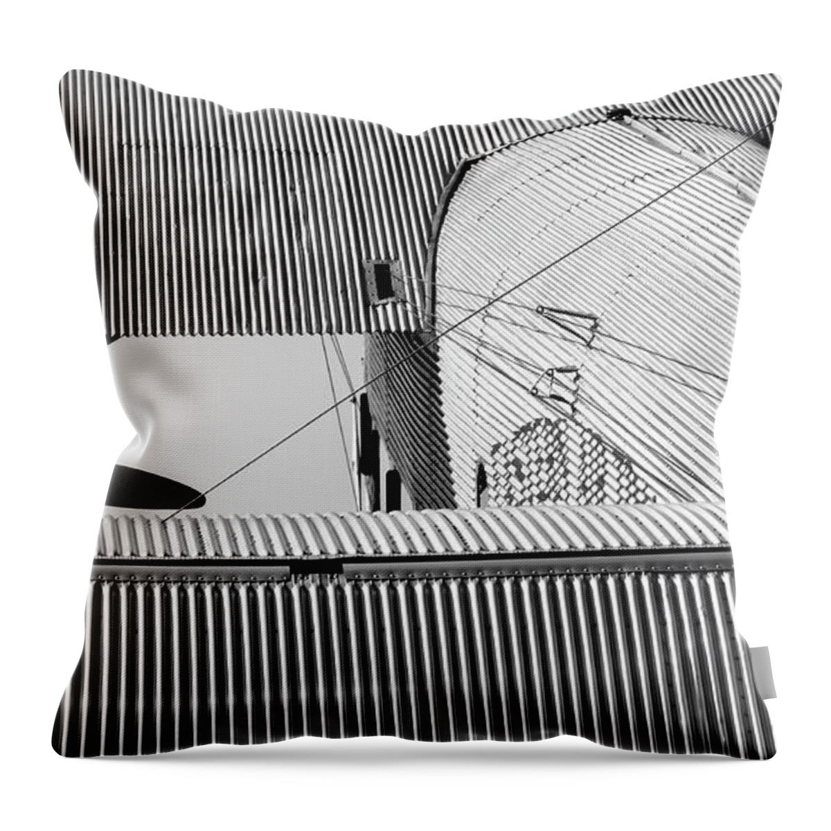 2012 Throw Pillow featuring the photograph Tin Drag by Chris Buff