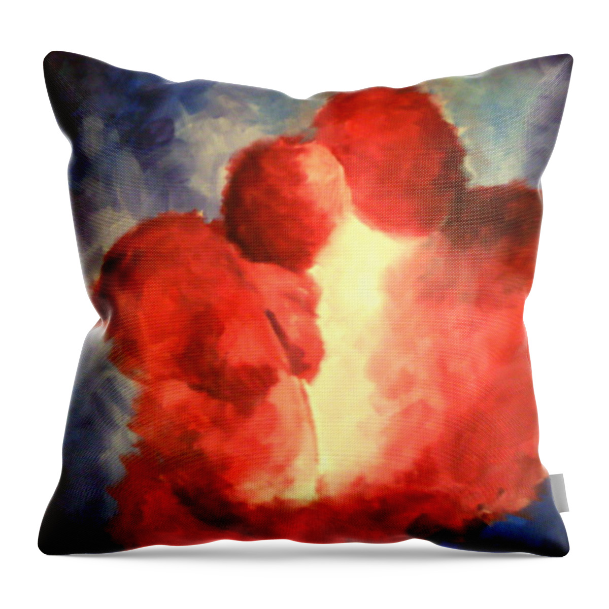 Husband Throw Pillow featuring the painting To Have and To Hold by Jennifer Hannigan-Green