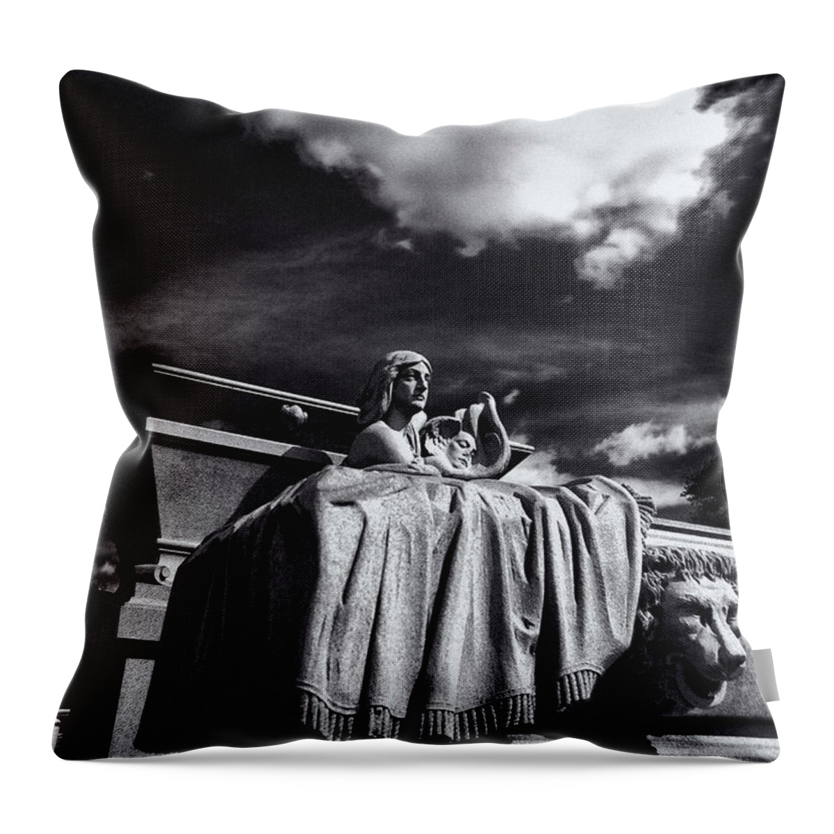Cemetery Throw Pillow featuring the photograph To the Heavens by Scott Wyatt