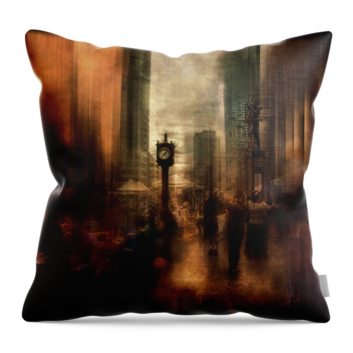  Throw Pillow featuring the photograph Toronto by Cybele Moon