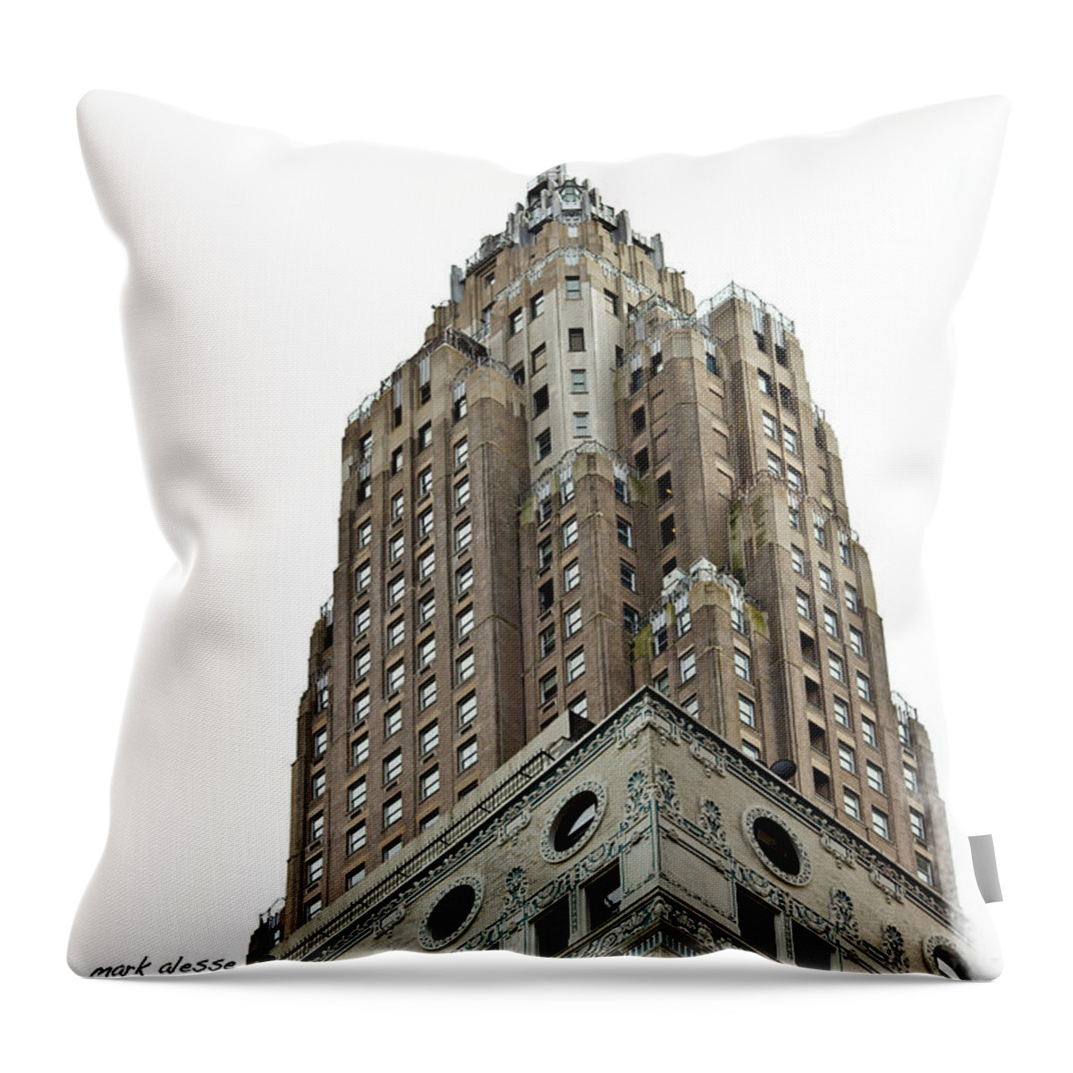  Throw Pillow featuring the photograph Towering by Mark Alesse