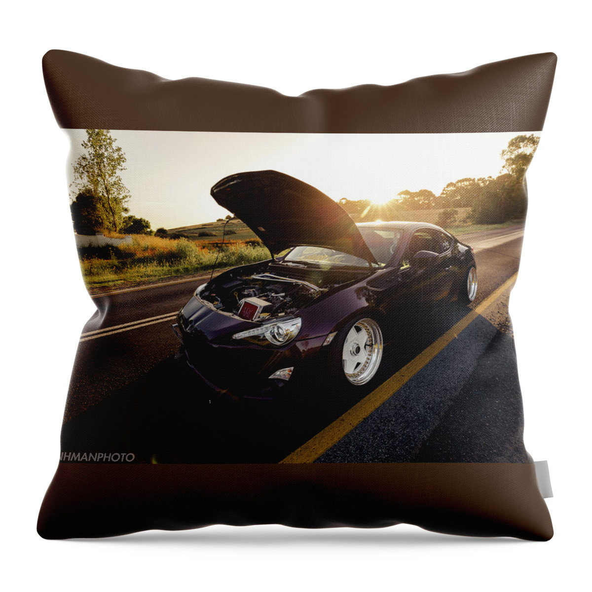 Toyota 86 Throw Pillow featuring the photograph Toyota 86 by Jackie Russo