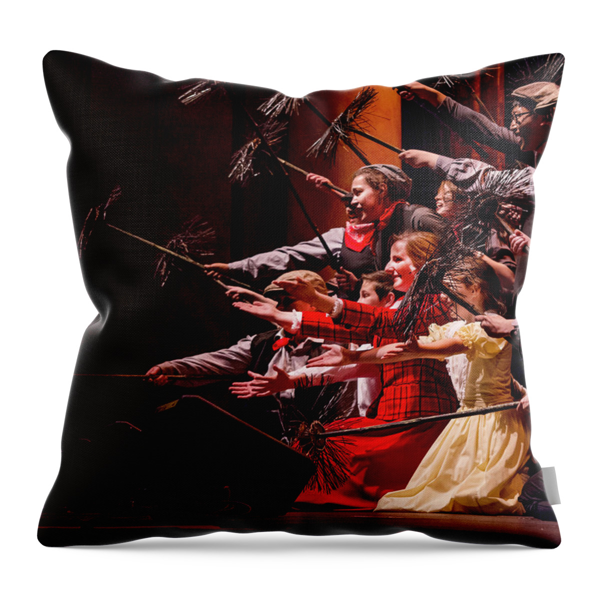 The Totem Pole Throw Pillow featuring the photograph Tpa002 by Andy Smetzer