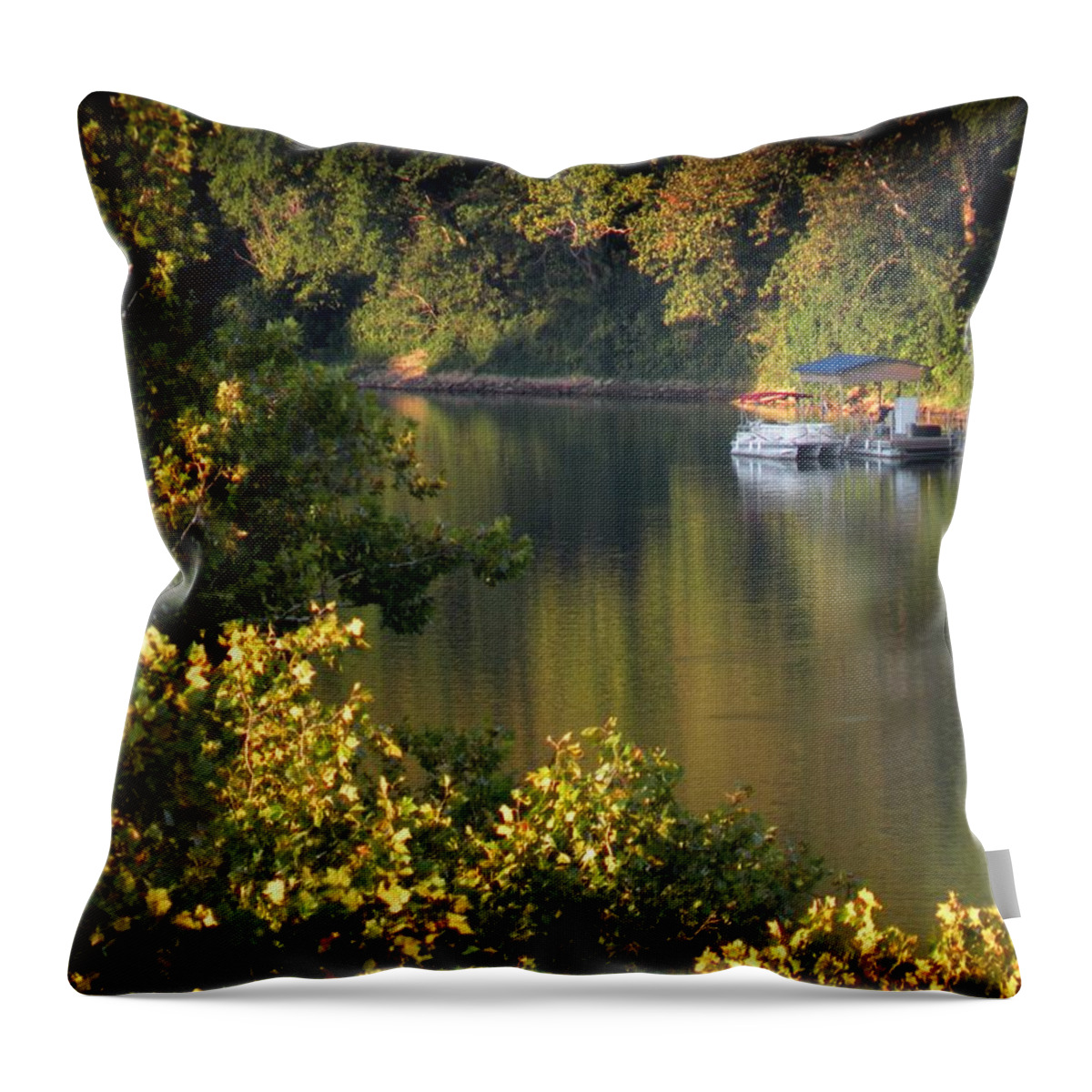 Tranquility Throw Pillow featuring the photograph Tranquility by Janis Kirstein