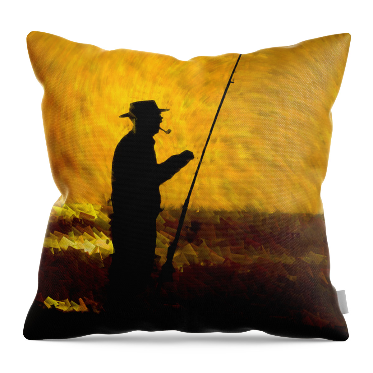 Photography Throw Pillow featuring the photograph Tranquility by Paul Wear