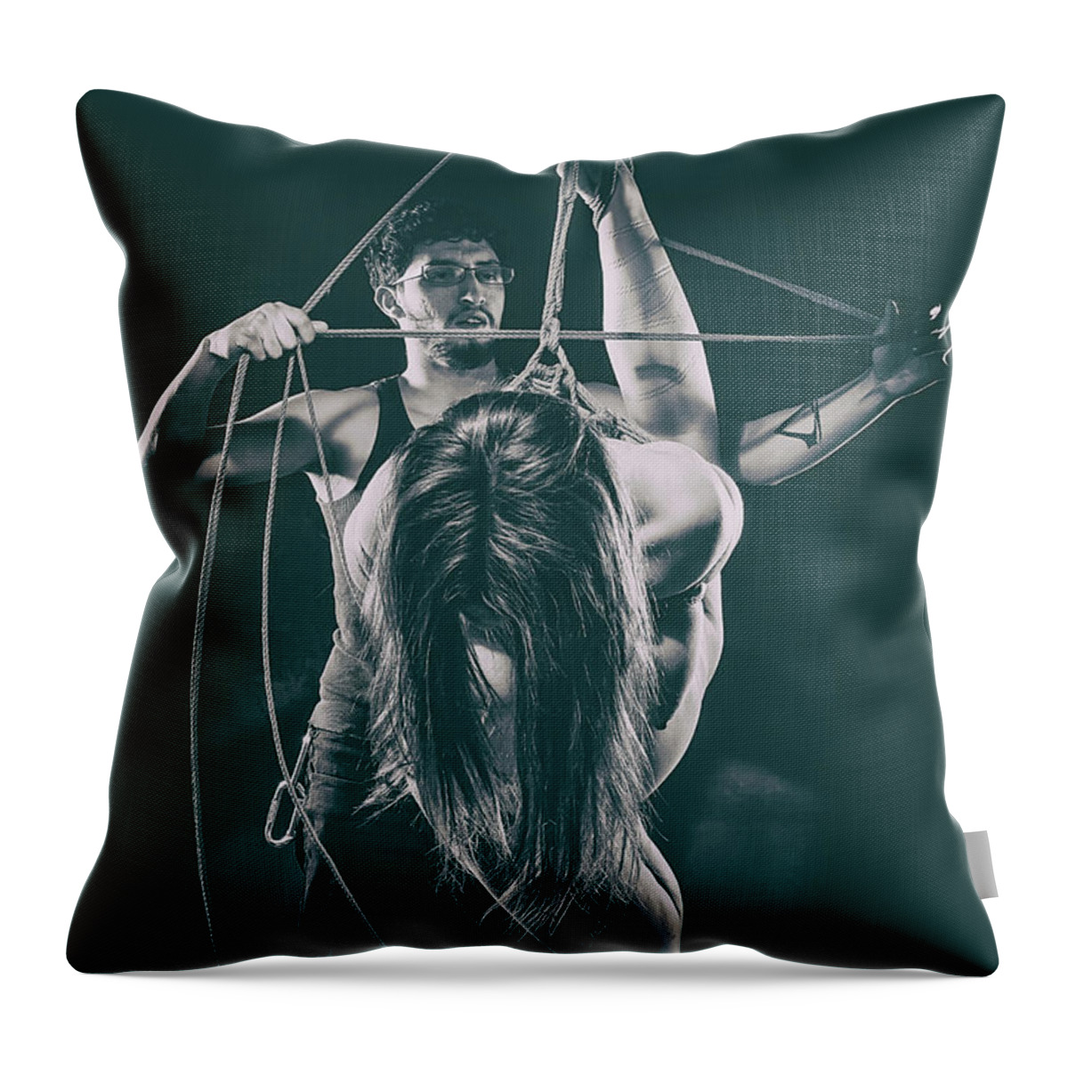 Fetish Throw Pillow featuring the photograph Triangle by David April