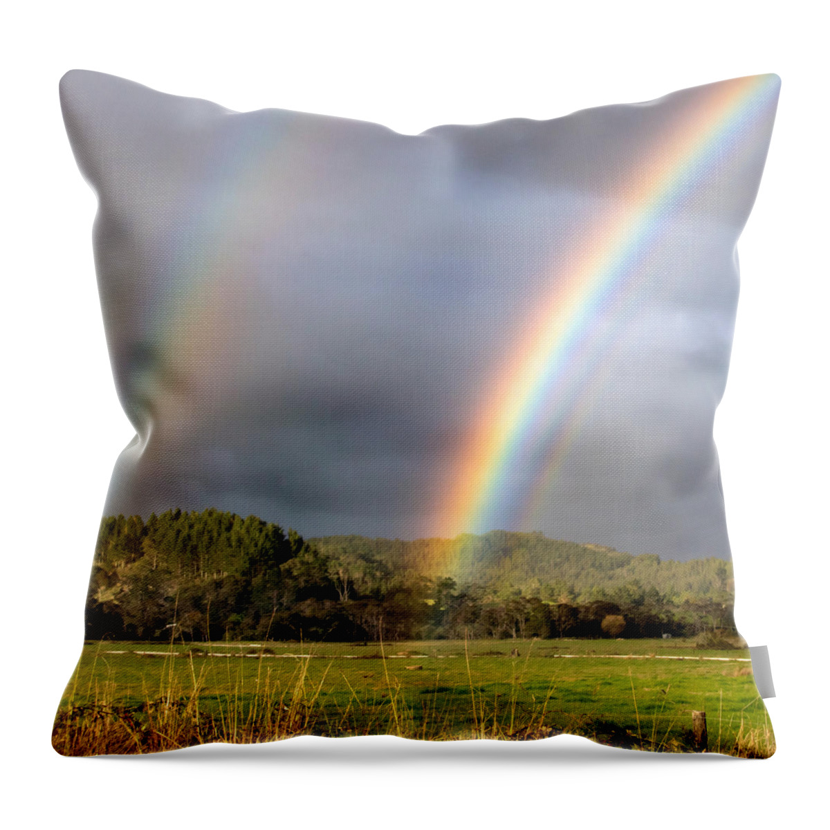 Triple Throw Pillow featuring the photograph Triple Promise by Nicholas Blackwell