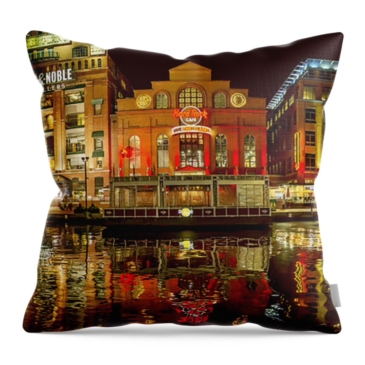2d Throw Pillow featuring the photograph Tripping The LIghts - Pano by Brian Wallace