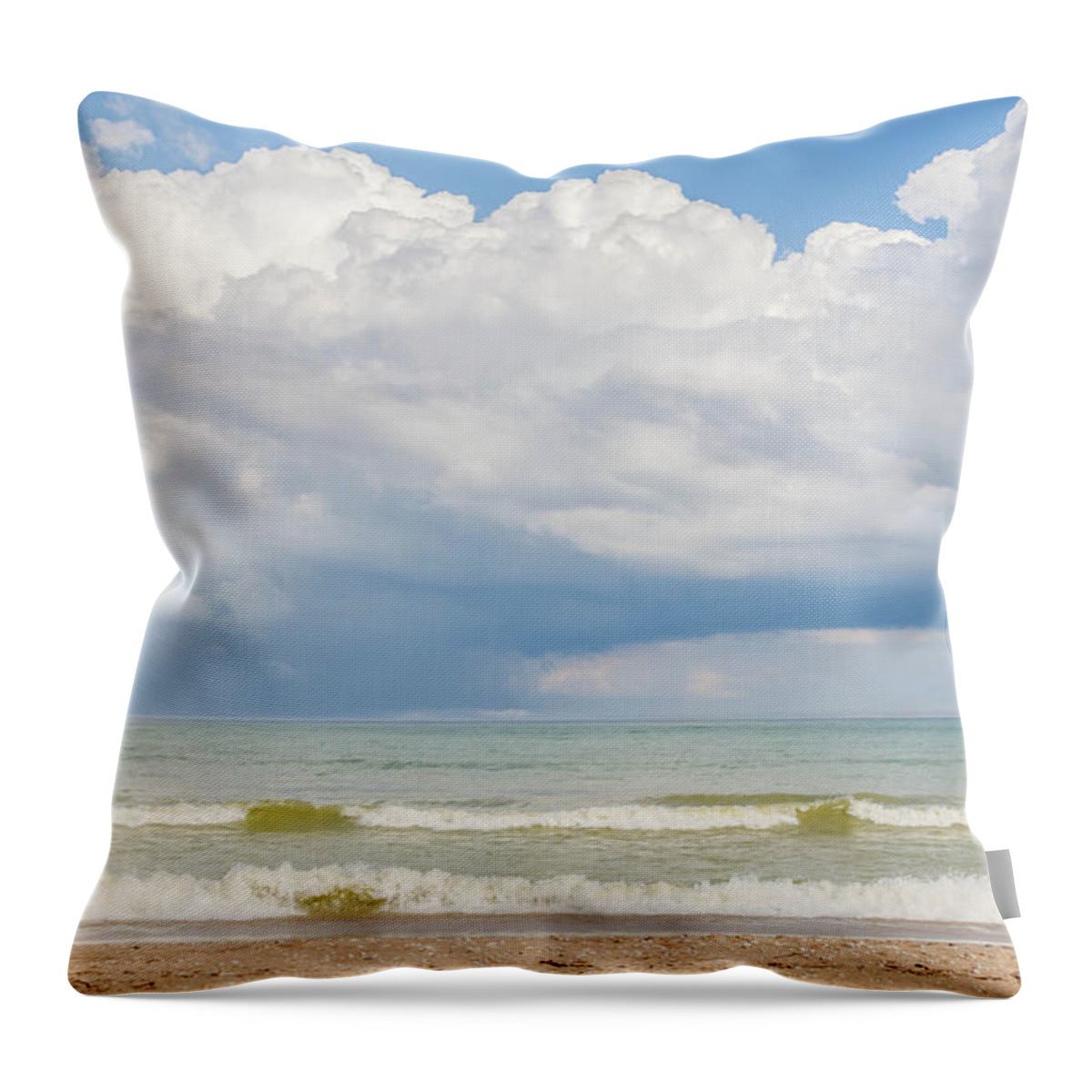 Clouds Throw Pillow featuring the photograph Tropical Heat by Patti Raine