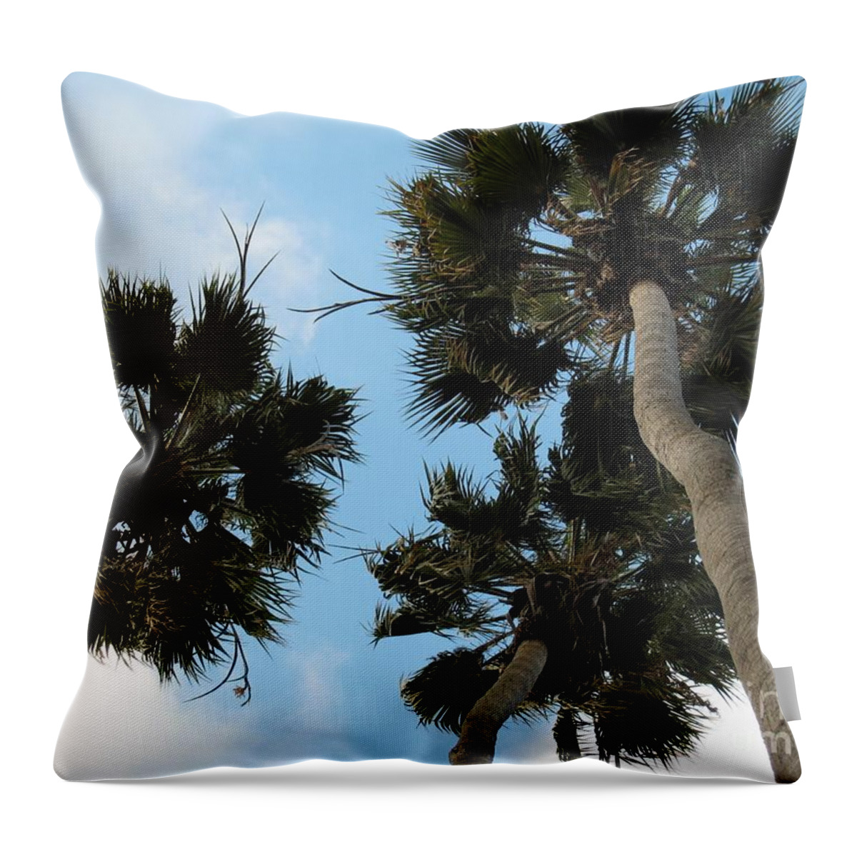 Tree Throw Pillow featuring the photograph Tropical Splendor by Glenda Zuckerman